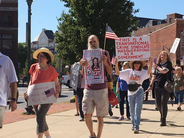 On the march